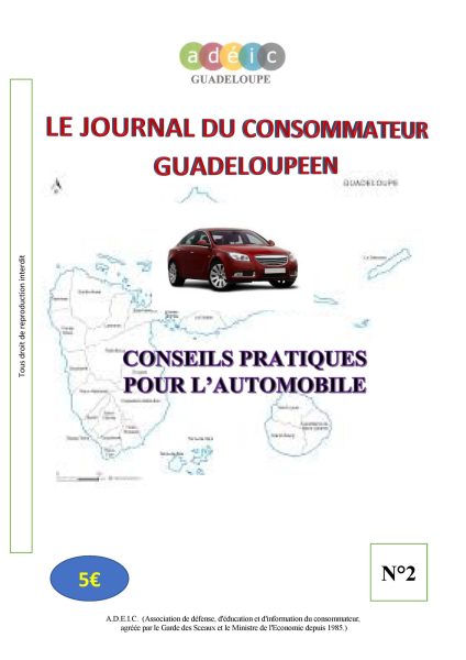 Couverture journal conseils pratiques pour l'automobile